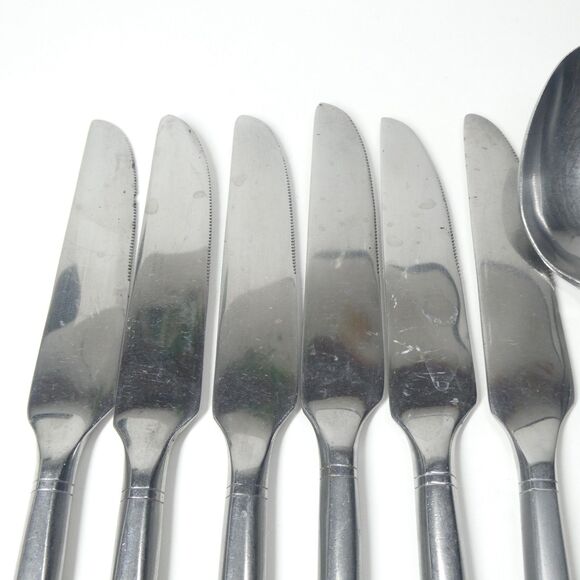 Hampton Silversmiths Ritz Flatware Lot 11pcs Stainless Forks Spoons Knives - Picture 3 of 8